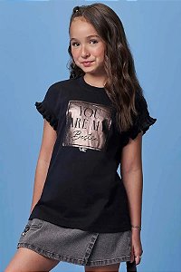 BLUSA TEEN EM MEIA MALHA - VIC & VICKY