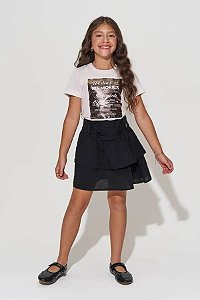 CONJUNTO TEEN BLUSA E SAIA - LILIMOON