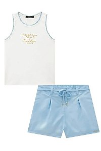 CONJUNTO TEEN REGATA E SHORT - LILIMOON