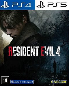 Resident Evil 4 Remake Ps4/Ps5 - Aluguel por 10 Dias