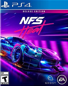 Need for Speed Heat Deluxe Edition Ps4 - Aluguel Mídia Primária - 10 Dias
