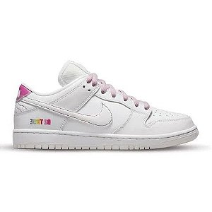 Tênis Nike Dunk Low Pro "Be True" Branco