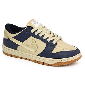 Tênis Dunk Low ''LX Navy Gold Edition'' - Marinho com dourado