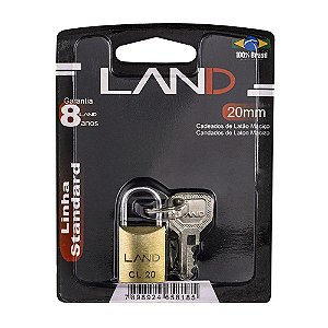 Cadeado 20MM Blister 2540 - Land