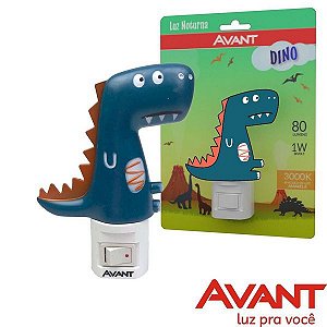 Luz Noturna Dino 3000k. 1w Bivolt - Avant