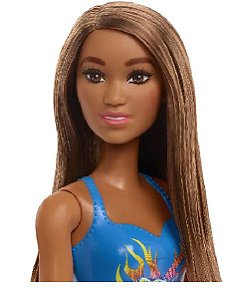 Barbie Fashion Barbie Boneca Praia (Morena)- Mattel