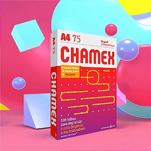 Papel Sulfite A4 Chamex 75 g com 500 fls. - Chamex