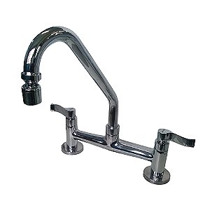 Torneira Misturador Cozinha Mesa Bica Móvel Em Metal - 1259c71 - Oneel