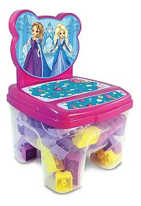 Brinquedo para Montar Cadeira Toy Blocos 24 peças - GGB Plast