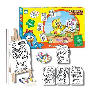 Brinquedo para colorir Galinha Pintadinha Kit Pintur - Nig Brinquedos