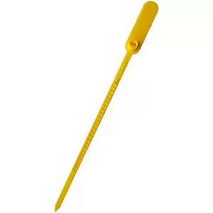 Lacre para malote Escada PP 16 cm Amarelo - Tykheplas