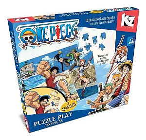 Quebra-cabeça Cartonado One Piece Puzzle Play 200 peças - Elka