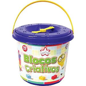 Brinquedo Para Montar Blocos Criativos 30pcs/adesivo - Big Star