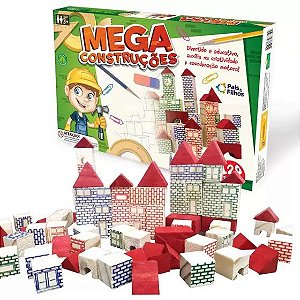 Brinquedo Para Montar Mega Construcoes 120pecas - Pais E Filhos