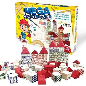 Brinquedo Para Montar Mega Construcoes 150 Pecas - Pais E Filhos