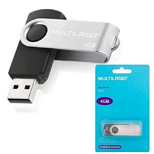 Pen Drive Usb Twist 2 4gb - Multilaser