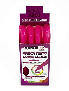 Caneta Marca Texto Mt-125 Rosa - Gramp Line