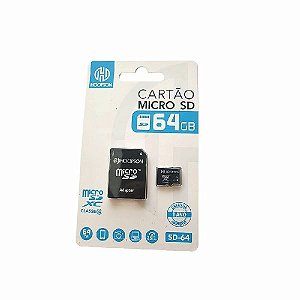 Cartão de Memória Micro SD-Classe 10 64 GB - Hoopson