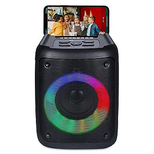 Caixa De Som Bluetooth Rgb Wireless Speaker C/ Suporte KTS-1236