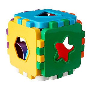 Brinquedo Educativo Cubo Baby Educativo com Blocos - Kendy Brinquedos