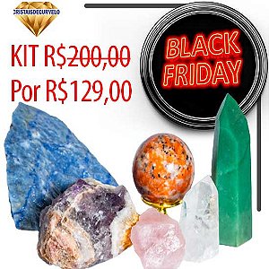 Kit BLACK FRIDAY 2022 Com 7 Pedras Natural Coleção FRETE GRATIS