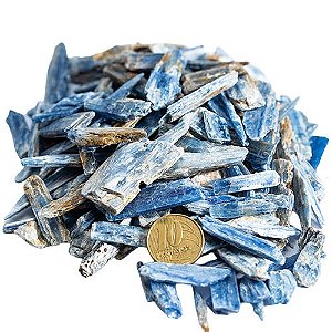 Cianita  Azul Laminas Pedra Bruta Natural Para Orgonite 200g