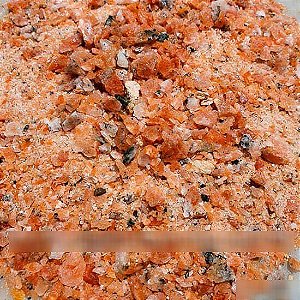 Pó Calcita Laranja Pedra Bruta Natural Farelo 200g