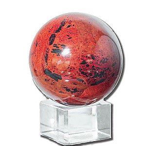 Esfera Obsidiana Mahogany Pedra Natural Média 65 a 70 mm