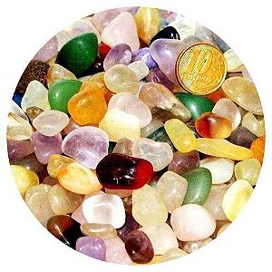 200 g Misto sortido PP Pedra Rolado Aprox 5 a 10 mm Classe B