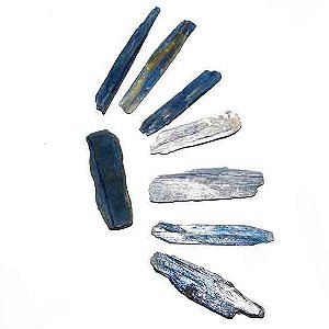 05 Cianita Azul Lamina Bruto Pedra Natural 25 a 45mm Class B