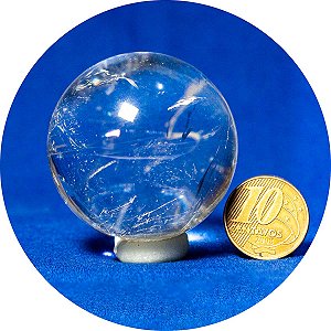 Esfera Cristal Extra Pedra Natural 45mm 125g Tipo A