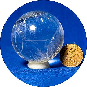 Esfera Cristal Extra Pedra Natural 43mm 116g Tipo A