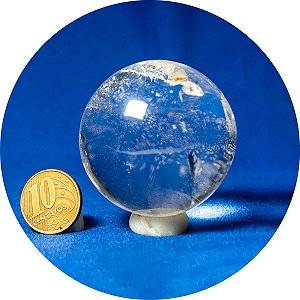 Esfera Cristal Extra Pedra Natural Arco-Íris 47mm 150g Tipo A