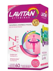 Suplemento Vitamínico Lavitan Mulher 60 Drágeas