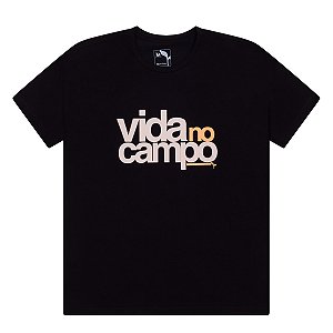 CAMISETA VIDA NO CAMPO - PRETA