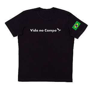 CAMISETA VIDA NO CAMPO OFICIAL - ALGODÃO EGÍPCIO