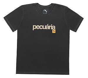 CAMISETA PECUÁRIA - CINZA CHUMBO - ESTONADA