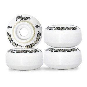 Roda para Skate Mentex 53mm Laranja ( jogo 4 rodas ) - Virtual Skate Shop