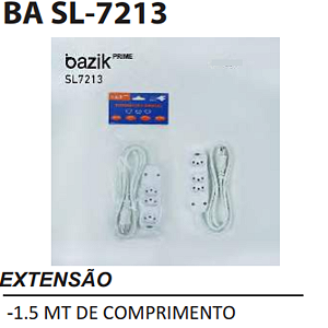 Extensão 3 Tomadas 1,5 Metros  SL 7213
