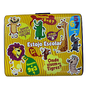 Estojo Escolar Com Label Ref: 25745
