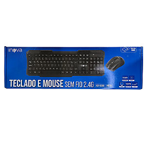 Teclado Com Mouse Sem Fio  KEY - 8389