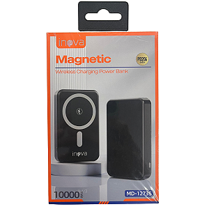Power Bank Indução 10.000 MAH MD - 12735