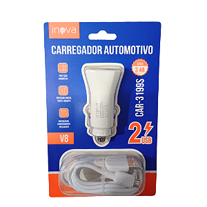 Carregador Veicular V8 3.4A CAR 3199S