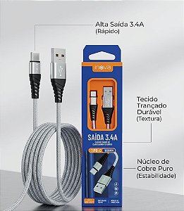 Cabo de Dados TC 1 M 3.4A HBT 8807 UNIDADE