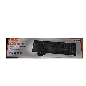 Teclado Com Mouse Sem Fio  KV 802 UNIDADE