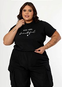 T-shirt Feminina You Are Beautiful - Plus Size