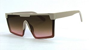 Óculos de Sol Unissex Máscara Rosa