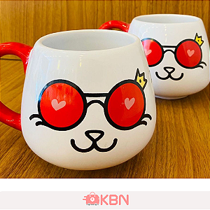 Caneca decorativa Gatinho Meow