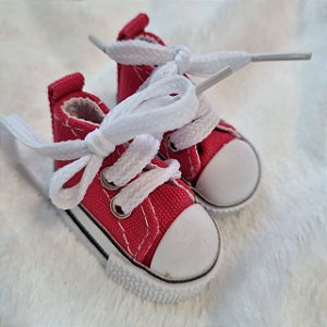 Tênis para Tilda 5cm vermelho