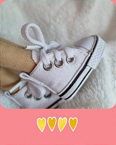 Tênis para Tildas 5 cm branco
